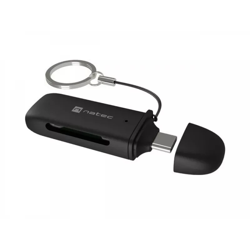 Kortinlukija NATEC SCARAB C SD/Micro SD USB 3.2 Gen 1 musta (NCZ-2365)