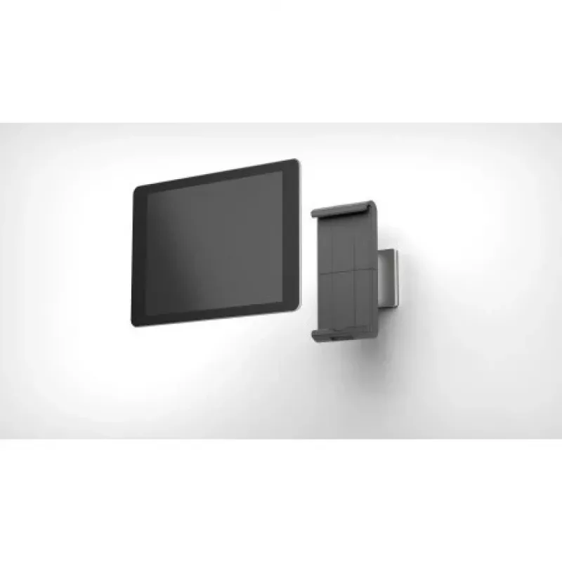 DURABLE TABLET HOLDER WALL - seinäteline tabletille - alumiini, ABS-muovi - hopea (7-13) (893323)