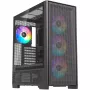 PC-kotelo Silentware Air 2000 A-RGB musta — Mid-Tower, karkaistusta lasista valmistettu sivupaneeli