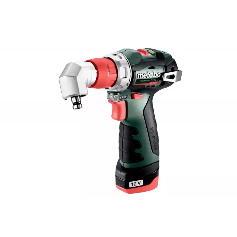Metabo PowerMaxx BS BL Q 601749500 akkuporakone-ruuvinvääntäjä, 12V, 38 Nm, 2x 2,0 Ah