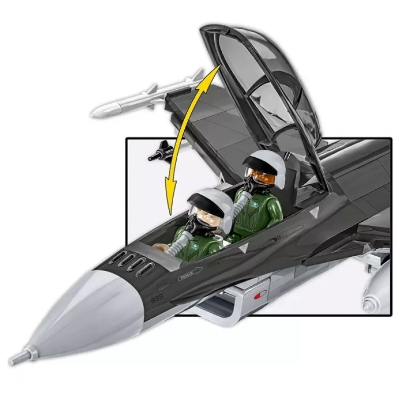 Rakennussarja Cobi F-16D Fighting Falcon, 436 osaa, mittakaavaa ei ilmoitettu