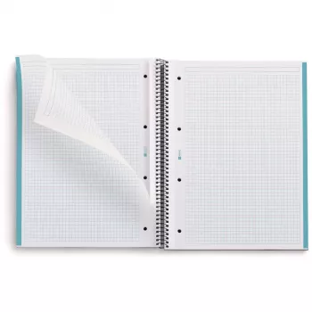 MIQUELRIUS Collegeblock Eco Emotions 1 ruudullinen DIN A4 sisämarginaali (A609234)