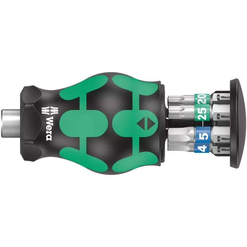 Monikärkiruuvinväännin Wera Kraftform Kompakt Stubby Magazin 3