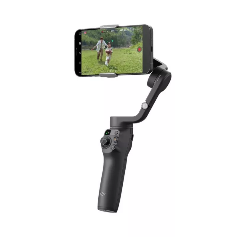 DJI Osmo Mobile 6 moottoroitu käsikäyttöinen kameran vakain, musta