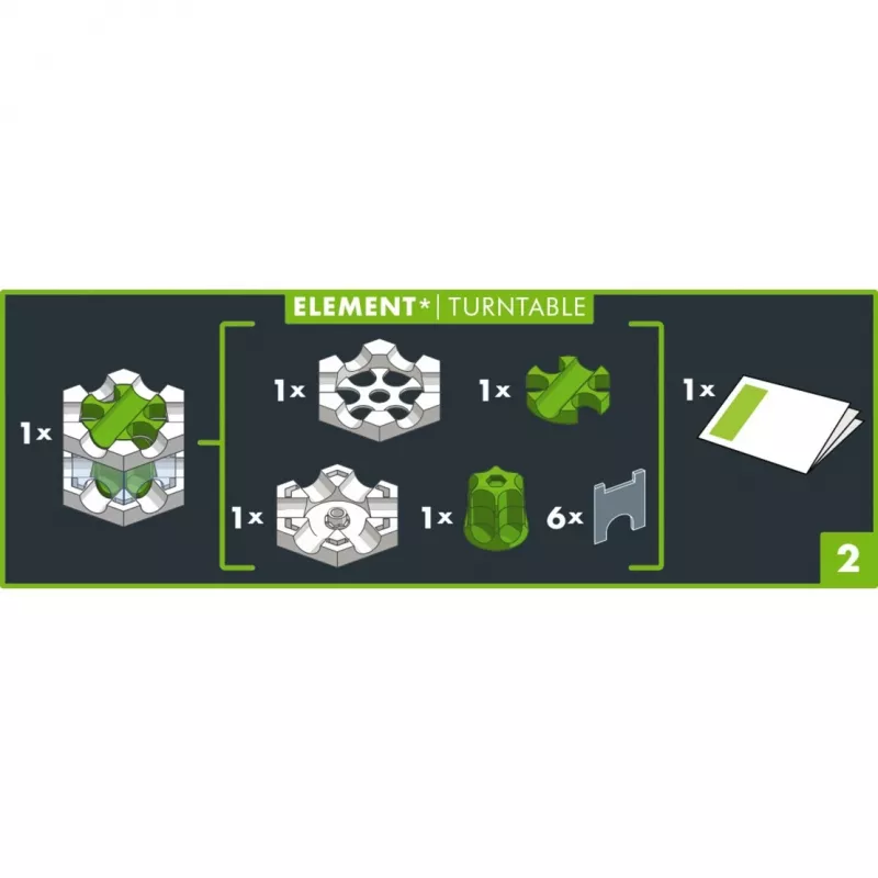Ravensburger GraviTrax PRO elementti kääntölevy kuulirata-lelu (22433)