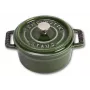 Staub 40509-804 Mini Cocotte 10 cm, basilikanvihreä, valurauta
