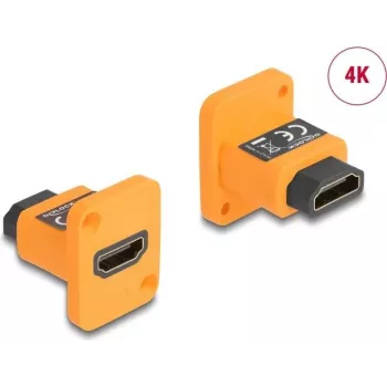DeLOCK D-Type-moduuli HDMI-A naaras-naaras 4K oranssi