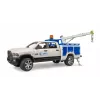 Auto Dodge RAM 2500 Service pyörivällä valolla ja nosturilla BRUDER 02509