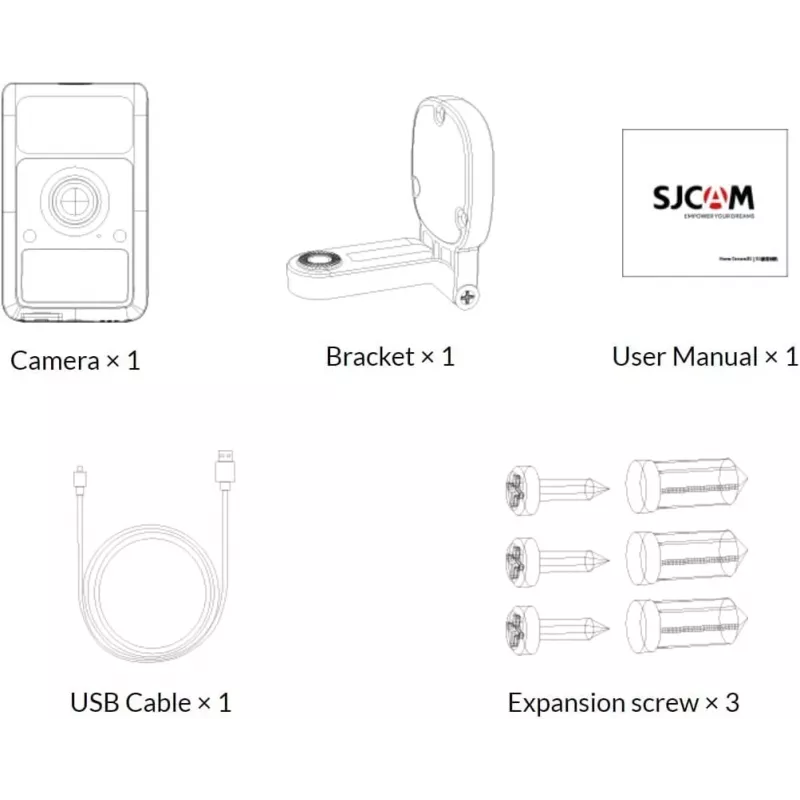 SJCAM S1 valkoinen