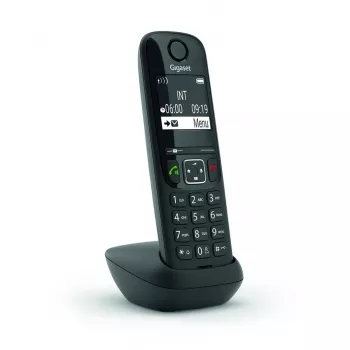 Analoginen/DECT-puhelin Gigaset AS690HX langaton luuri numeronäyttö musta