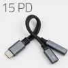 Adapteri 2in1 USB-C USB-C:hen ja 3,5 mm liitäntään PD 15W
