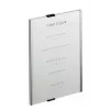 Durable infokyltti akryyli alumiini hopea 4806-23