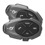 Moottoripyörän puhelinintercom INTERPHONE TOUR HD, 2 kpl, Bluetooth 4.0, kantama 1500 m, jopa 20 h akunkesto, musta
