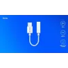 USB Type 3.1 C (M) – 3,5 mm Jack (F) audioadapteri valkoinen SAVIO AK-51