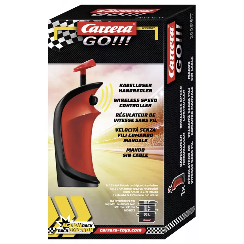 Johdollinen/johdoton käsiohjain CARRERA 20061677 Carrera GO!!! -slotcar-kilpailuihin