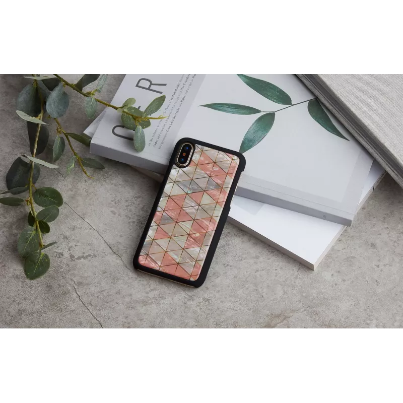 iKins suojakotelo iPhone XS / iPhone X, rautakuviollinen, musta