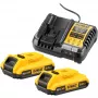 DeWALT DCB1104D2-QW -laturi