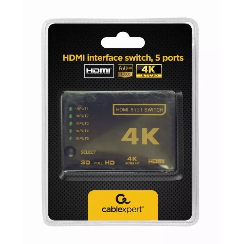 Videokytkin Gembird DSW-HDMI-53