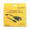 Videokaapelisovitin DeLOCK 85263 USB Type-C - VGA 3 m musta