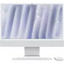 Apple iMac24 hopea/M4-8C-CPU 8C-GPU/16GB/256GB SSD/saksalainen näppäimistö/MM2/1GB Ethernet