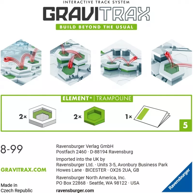 Ravensburger GraviTrax elementti Trampoliini lisävaruste aktiviteettileluun (22417)