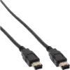 InLine FireWire 400 1394 -kaapeli 6-pin uros / uros 1 m