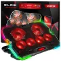 6 FAN VORTEX RGB kannettavan jäähdytysalusta
