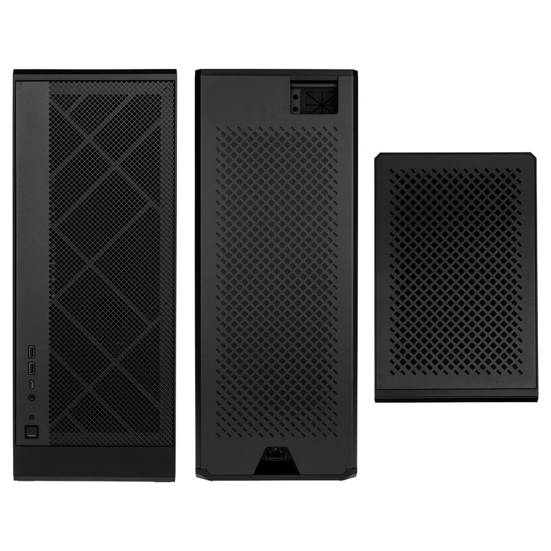 SilverStone ALTA G1M - MicroATX-torni - Micro-ATX - ilman virtalähdettä (SFX12V/SFX-L12V) - musta - USB/audio