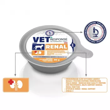 VET RESPONSE Renal - märkäruoka kissoille - 85 g