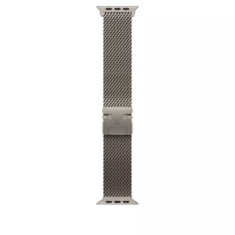 Apple 49mm Natural Titanium Milanese Loop Medium titaani