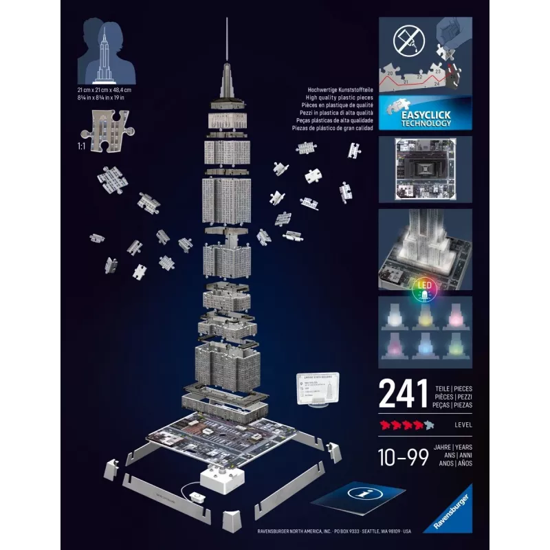 3D-palapeli Ravensburger 12008026 216 palaa rakennus
