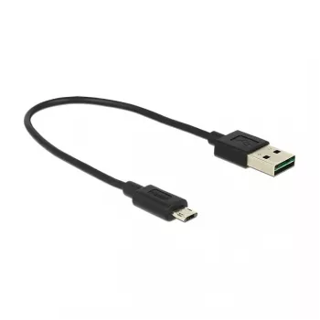 USB-kaapeli DeLOCK 84804 USB 2.0 0,2 m USB A Micro-USB B musta