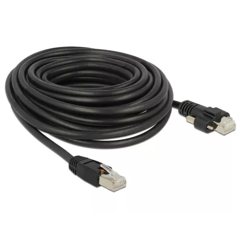 Verkkokaapeli DeLOCK 85672 RJ-45 Cat6 10 m musta