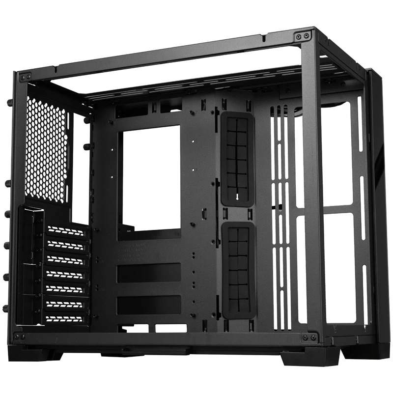 Lian Li O11 Dynamic Mini + Mini Riser Card - PCIe 4.0, musta