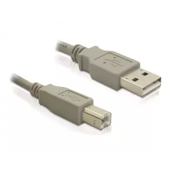 USB-kaapeli DeLOCK 82215 1,8 m USB A USB B harmaa