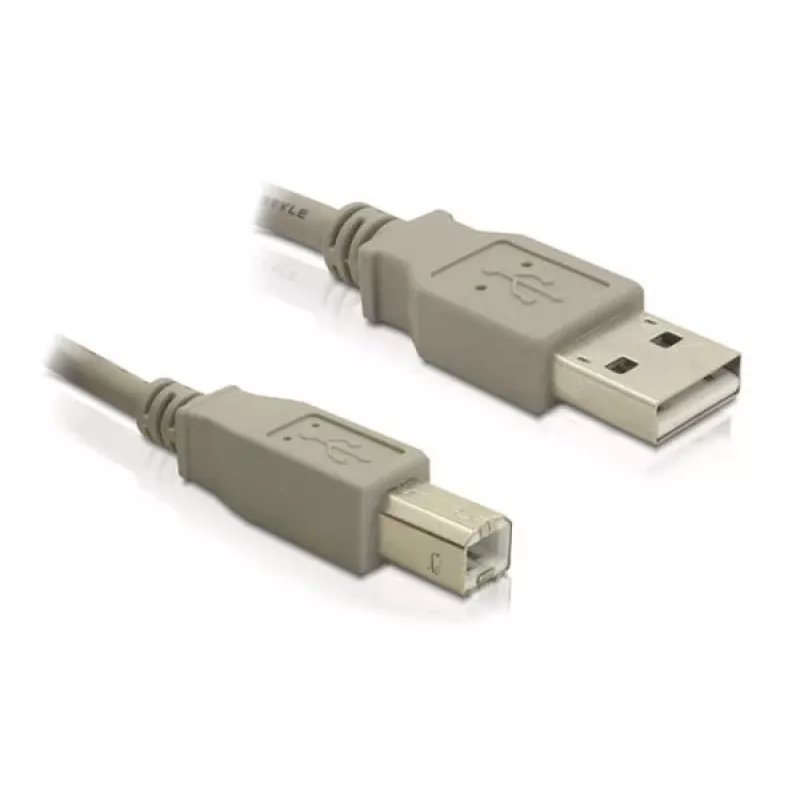 USB-kaapeli DeLOCK 82215 1,8 m USB A USB B harmaa