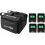 LED-ristikkovalo EUROLITE TL-4 4x Soft-Bag-laukulla, kompakti lava-/klubivalaistus