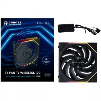 Lian Li UNI FAN TL 120mm ARGB -kotelotuuletin - musta