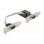 Laajennuskortti DeLOCK PCI Express x1 kahteen sarjaporttiin RS-232