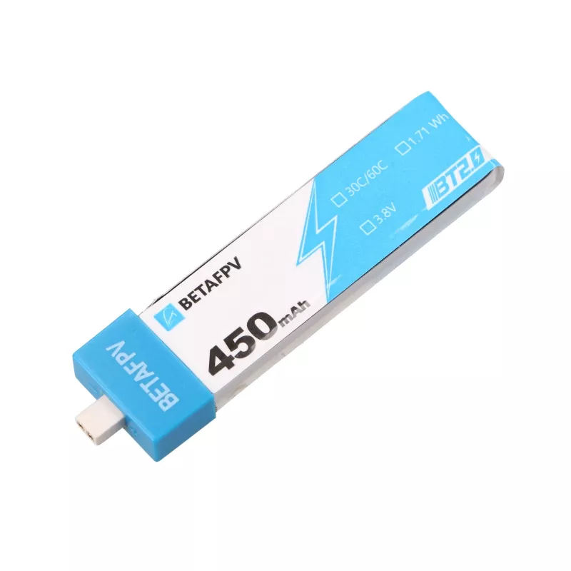 1S BetaFPV BT2.0 drooniakku-pakkaus 450mAh 4 kpl pakkaus, 3,8V