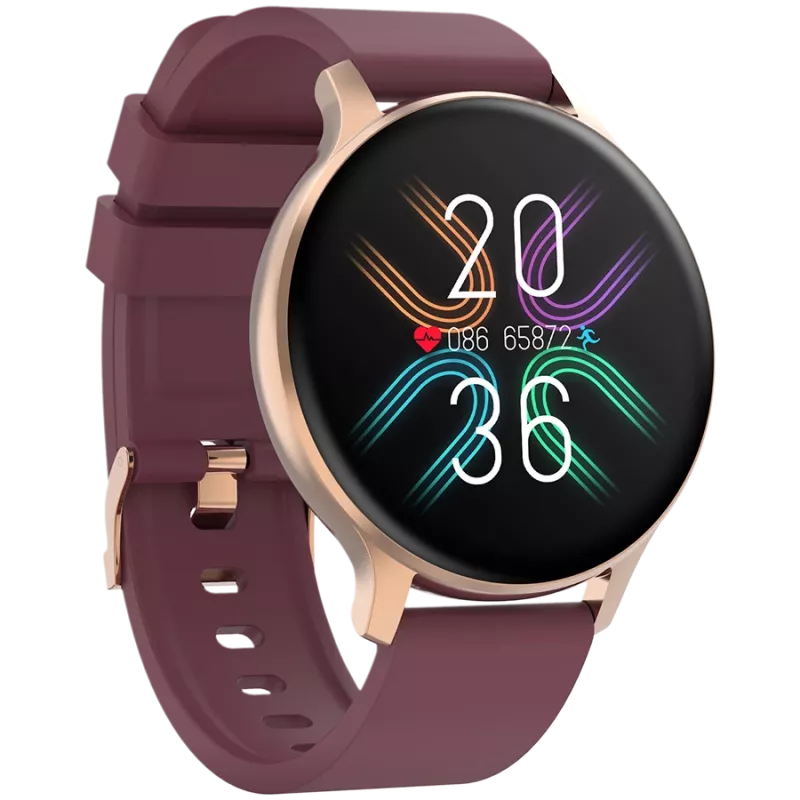Älykello Badian SW-68 rose-gold red 45mm EN
