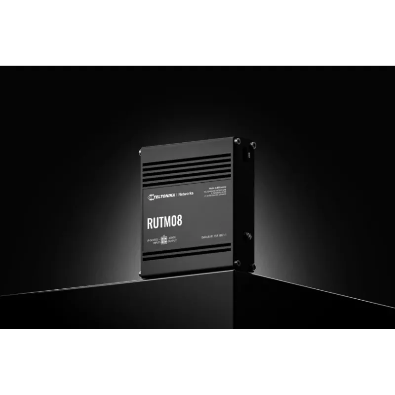 Teltonika RUTM08 langallinen reititin Gigabit Ethernet musta