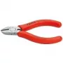 Knipex sivuleikkuri pituus 110 mm pää kiillotettu kuulapää max. 1,2 mm
