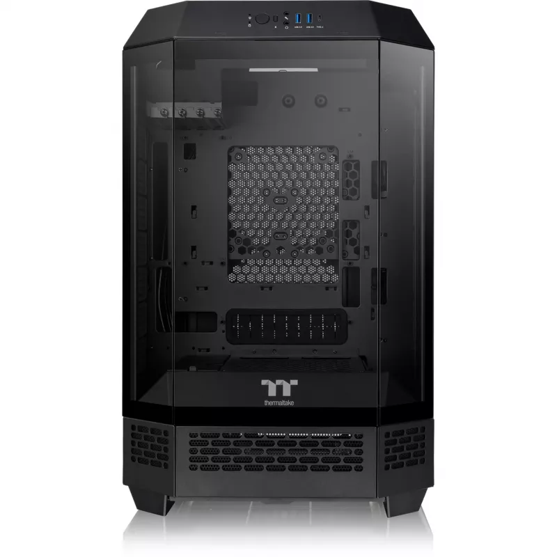 Thermaltake The Tower 300 Black Micro Tower Tempered Glass PC Gaming -kotelo