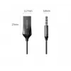 UGREEN CM309 Bluetooth 5.0 -äänivastaanotin, USB, 3,5 mm AUX-liitäntä, musta