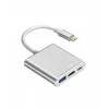 USB-C-adapteri-keskitin TB AKTBXVAU3HMPDAV — 3-in-1: HDMI + USB-A + USB-C PD, hopea