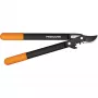 Fiskars 1001555 puutarhasakset ohittava musta, oranssi