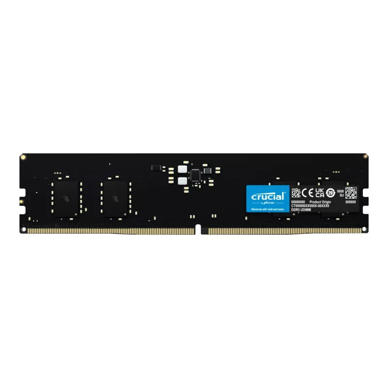 Crucial CT8G48C40U5 muistimoduuli 8 GB 1 x 8 GB DDR5 4800 MT/s