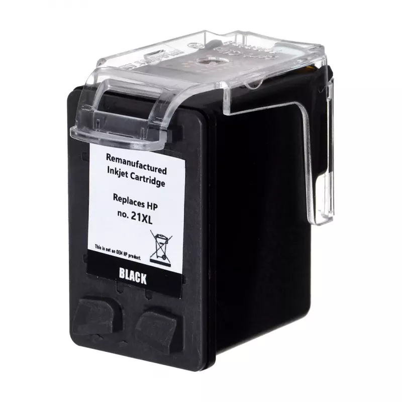 Superbulk B-H21XL -musta muste HP-tulostimille (korvaa HP 21XL C9351A) vakio