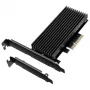 GRAUGEAR G-M2PCI01 sisäinen M.2-sovitin PCIe-liitin musta 128mm